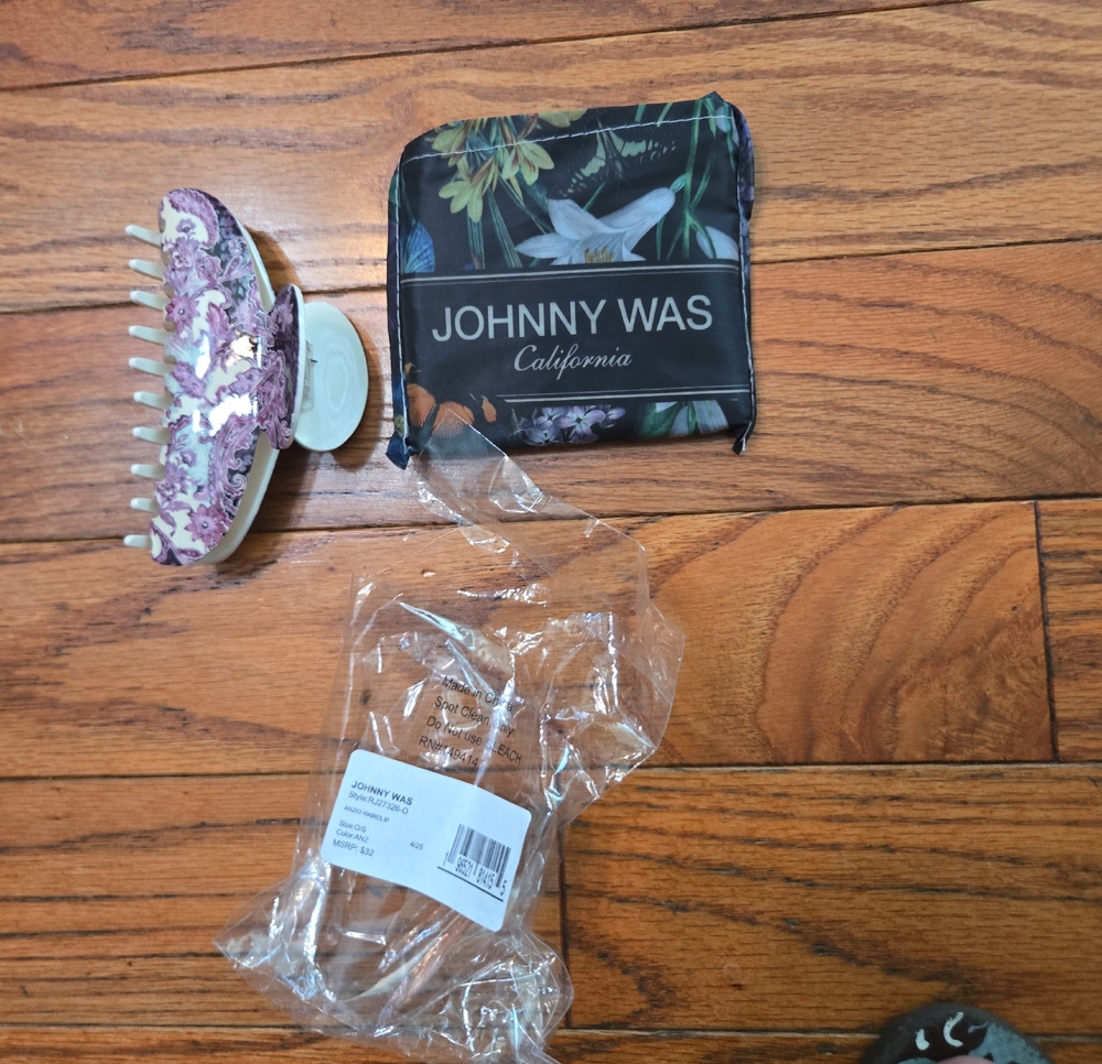Johnny Was Hair CLIP & Foldable Tote